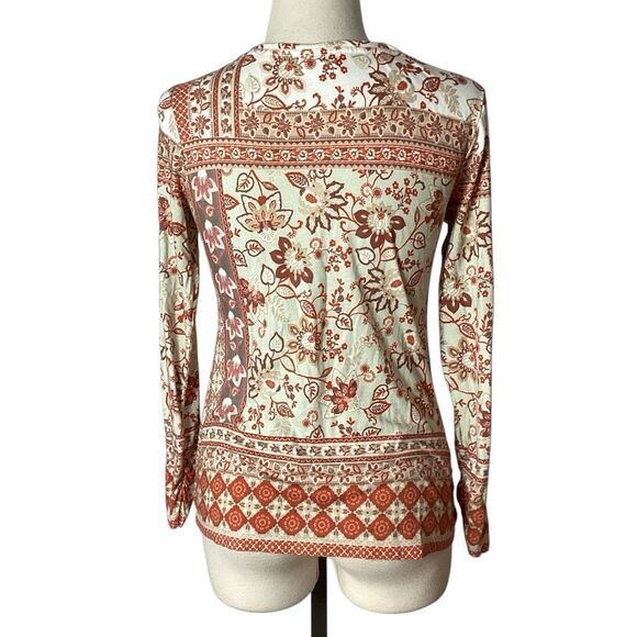 Sundance Embroidered Long Sleeve Top Women’s XS T-Shirt - Picture 3 of 7